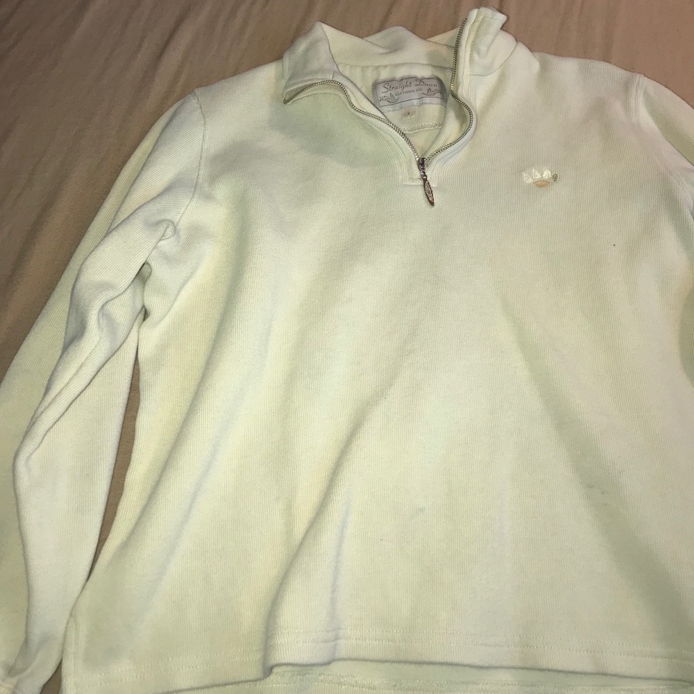 Yellow quarter-zip long sleeve